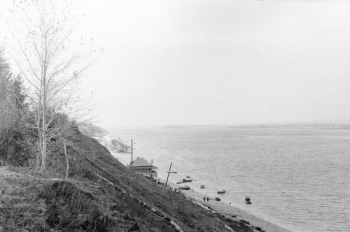 1970 е. Городской пляж. Спасательная станция Коновалово. Мариинский Посад