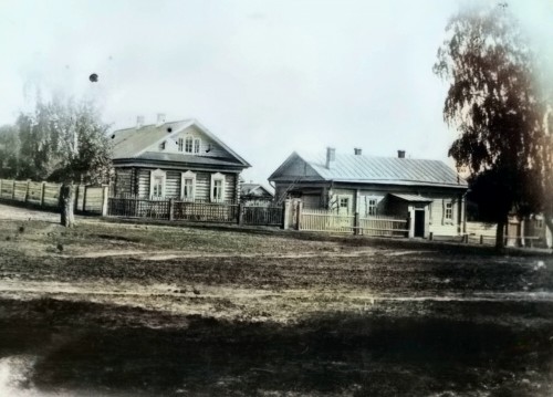 20 1903г. деревня Аккозино. дом врача и амбулатория. Чебоксарский уезд 2