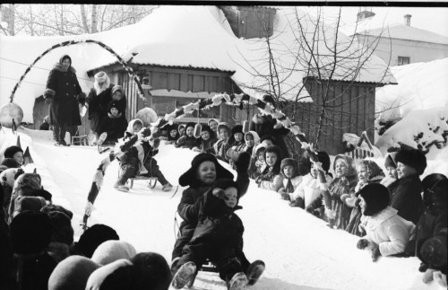 1968г. детский сад Ромашка. Проводы русской зимы. Мариинский Посад