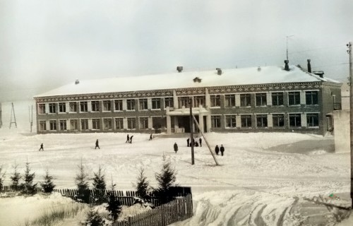 1968г. Шоршелы. школа открыта в 1965 году