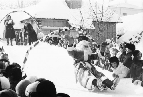 4 1968г. детский сад Ромашка. Проводы русской зимы. Мариинский Посад