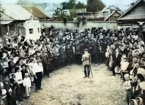 1917г. Мариинский Посад. Суд над старостой. Василий Иванович Муштаков 2