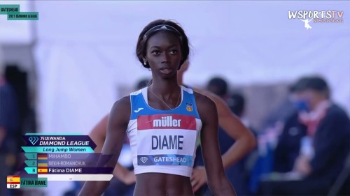 Fatima Diame Long Jump 2021 Diamond League(4)